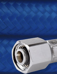 Miflex Hoses.3/8in Regulator Hose 65cms/26in Blue